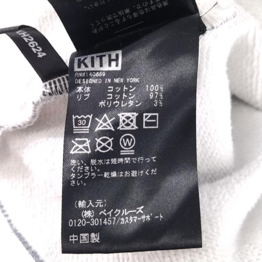 KITH キス 22SS ロゴ刺繍 ボタニカル総柄プリントスウェットプル
