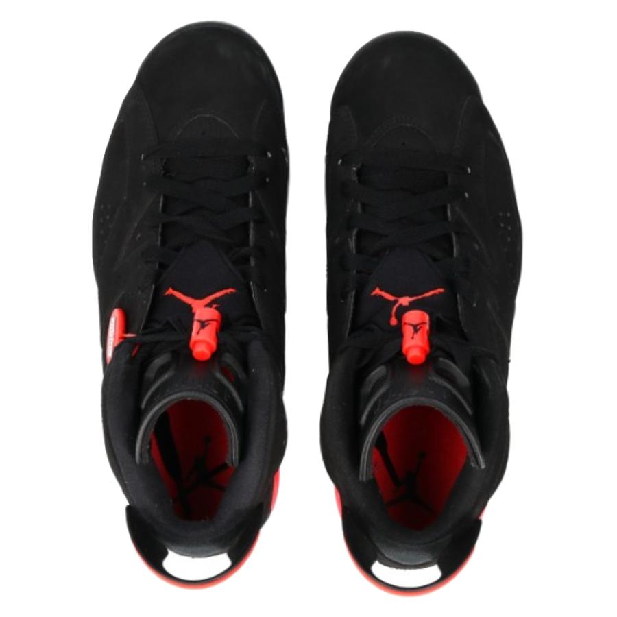 NIKE ナイキ AIR JORDAN 6 RETRO BLACK INFRARED エアジョーダン ブラックインフラレッド ハイカットスニーカー US8｜shopbring｜05