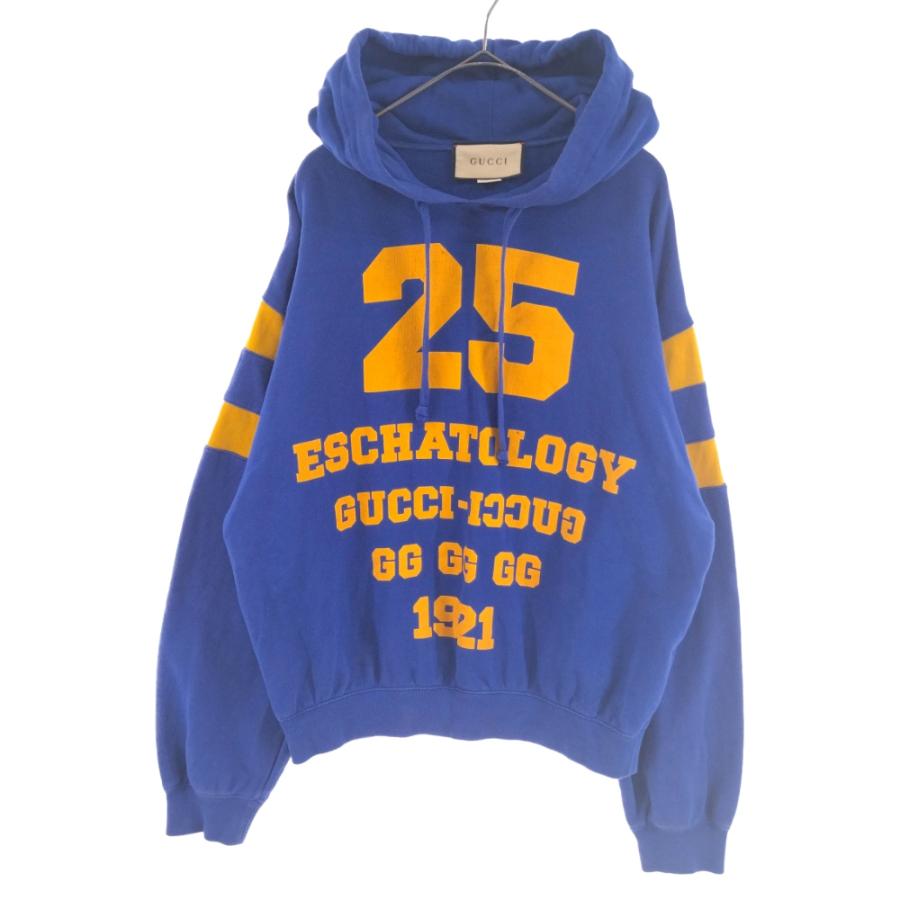 GUCCI グッチ 21SS Vintage Logo Pullover Parka ヴィンテージ加工ロゴ  