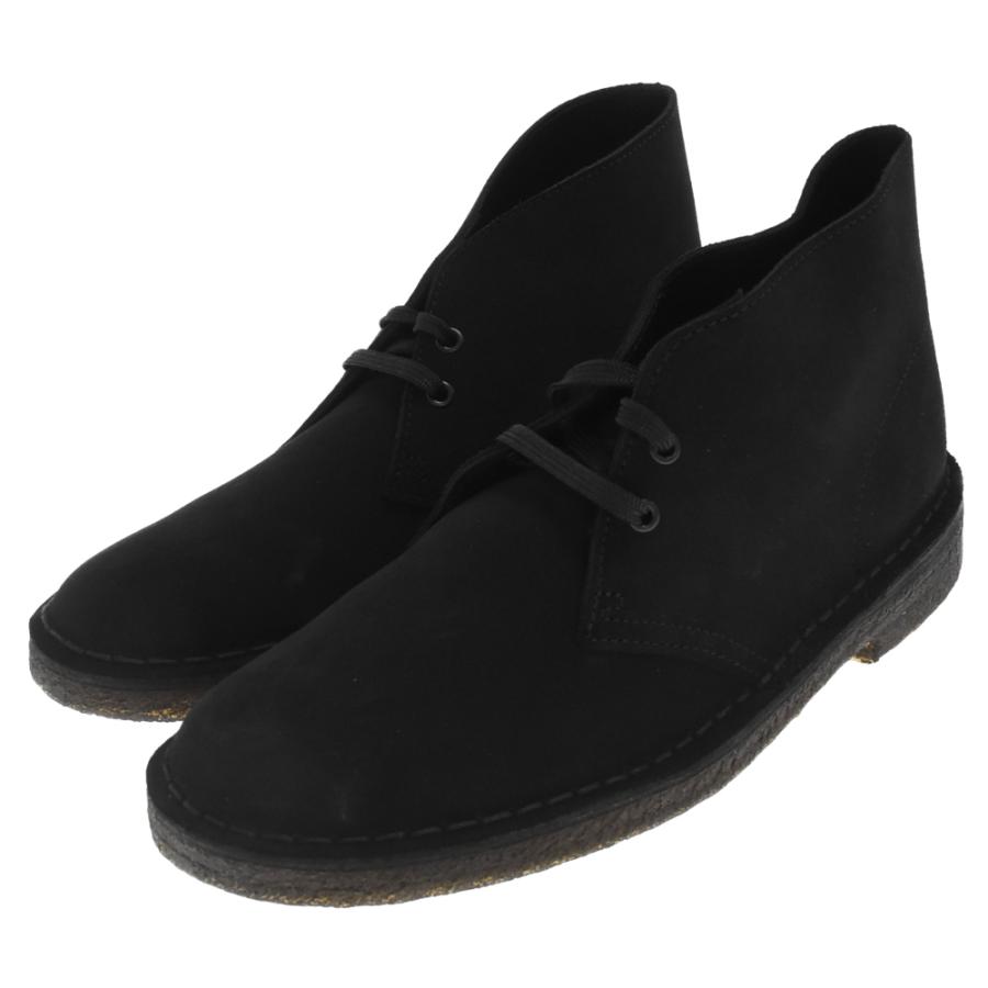 Clarks クラークス WALLABEE DESERT ROCK ワラビー スエード チャッカブーツ シューズ ブラック｜shopbring｜03