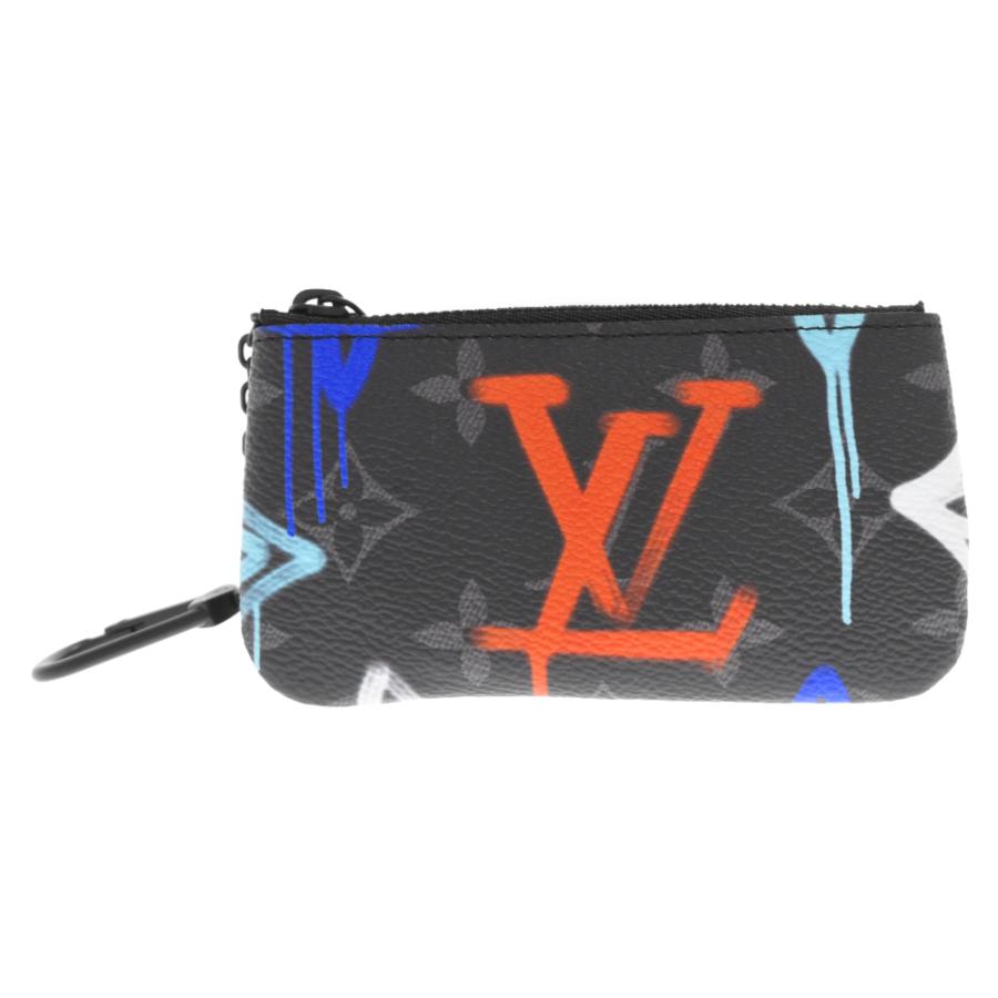 LOUIS VUITTON ルイヴィトン LVロゴ スプレー ポシェット クレ コイン 