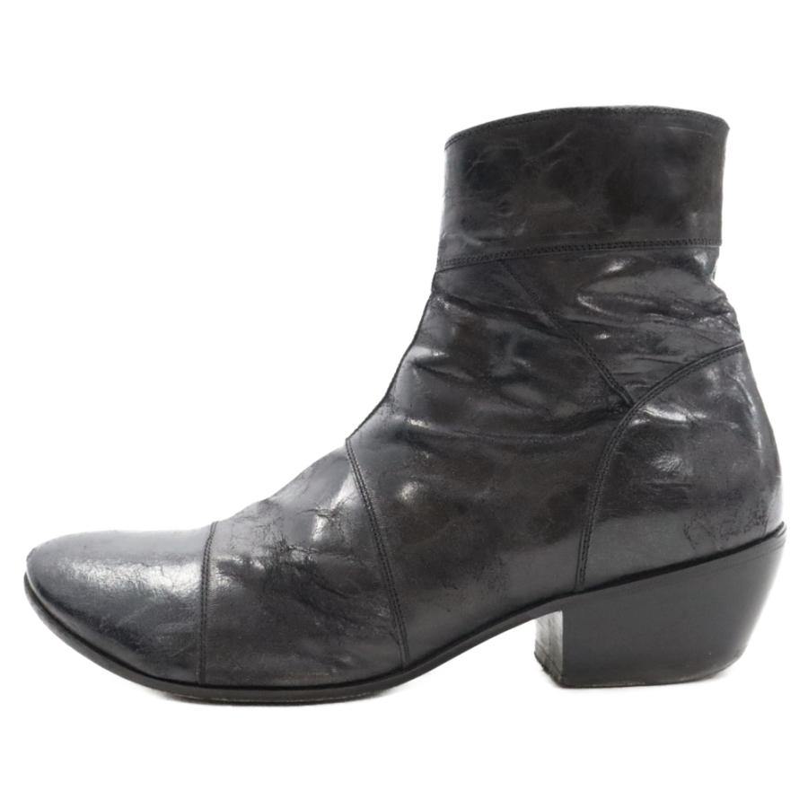 GIANNI BARBATO ジャンニバルバート サイドジップ ショートブーツ 