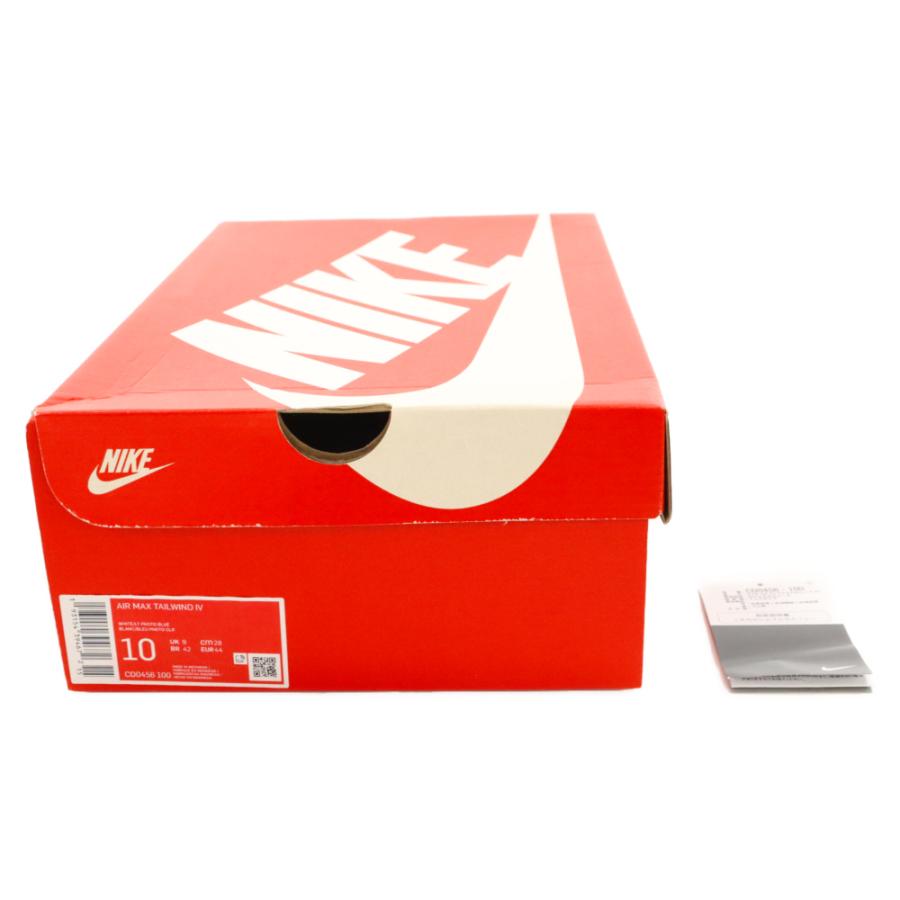 NIKE ナイキ AIR MAX TAILWIND IV エアマックス テイルウィンド 4 ローカットスニーカーシューズ ホワイト/ブルー US10 CD0456-100｜shopbring｜06