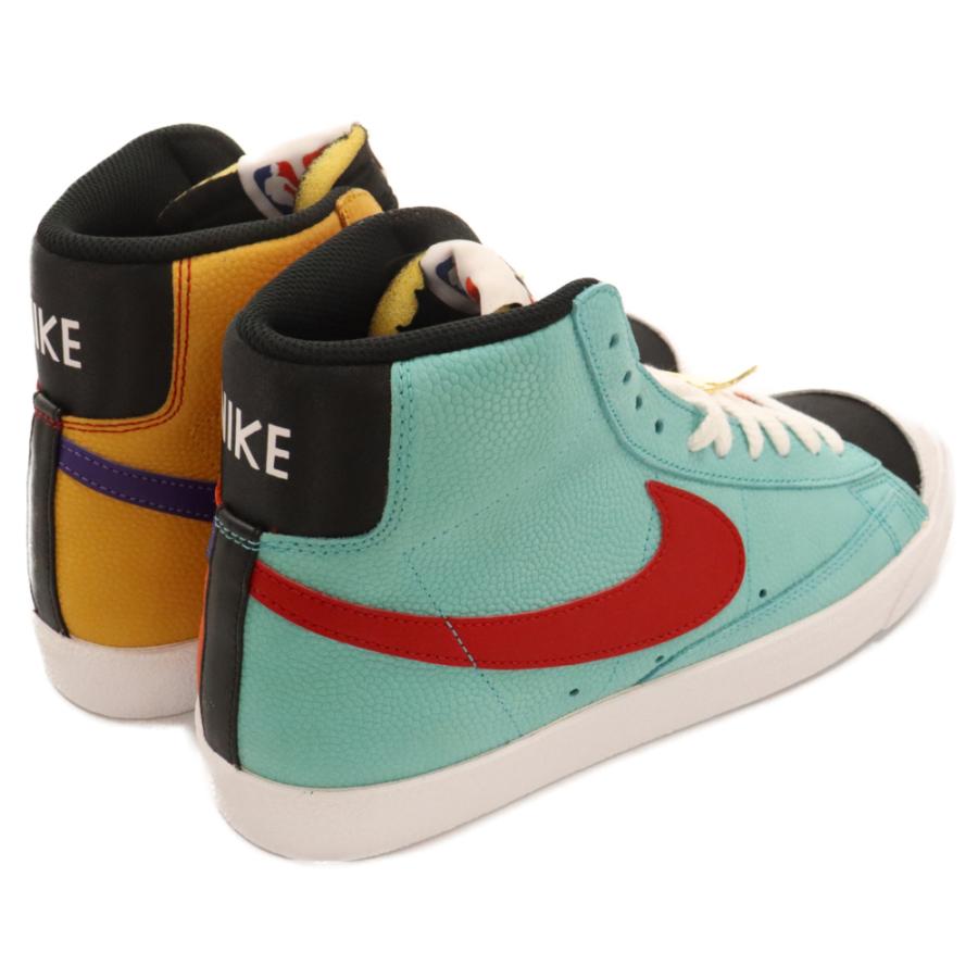 NIKE ナイキ×NBA×WNBA BLAZER MID 77 EMB ブレザーミッド ハイカットスニーカー レッド DN1718-300 US8｜shopbring｜04