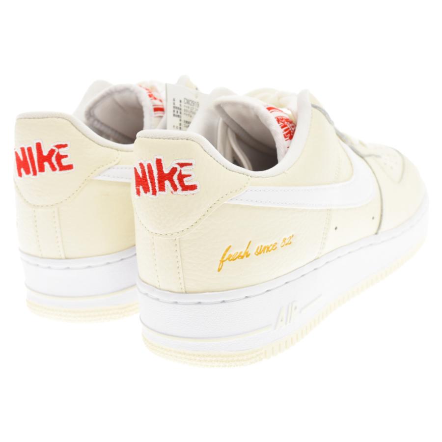 NIKE ナイキ AIR FORCE 1 07 PRM EMB Popcorn エアフォース1 ポップコーン ローカットスニーカー クリーム US11/29cm CW2919-100｜shopbring｜04