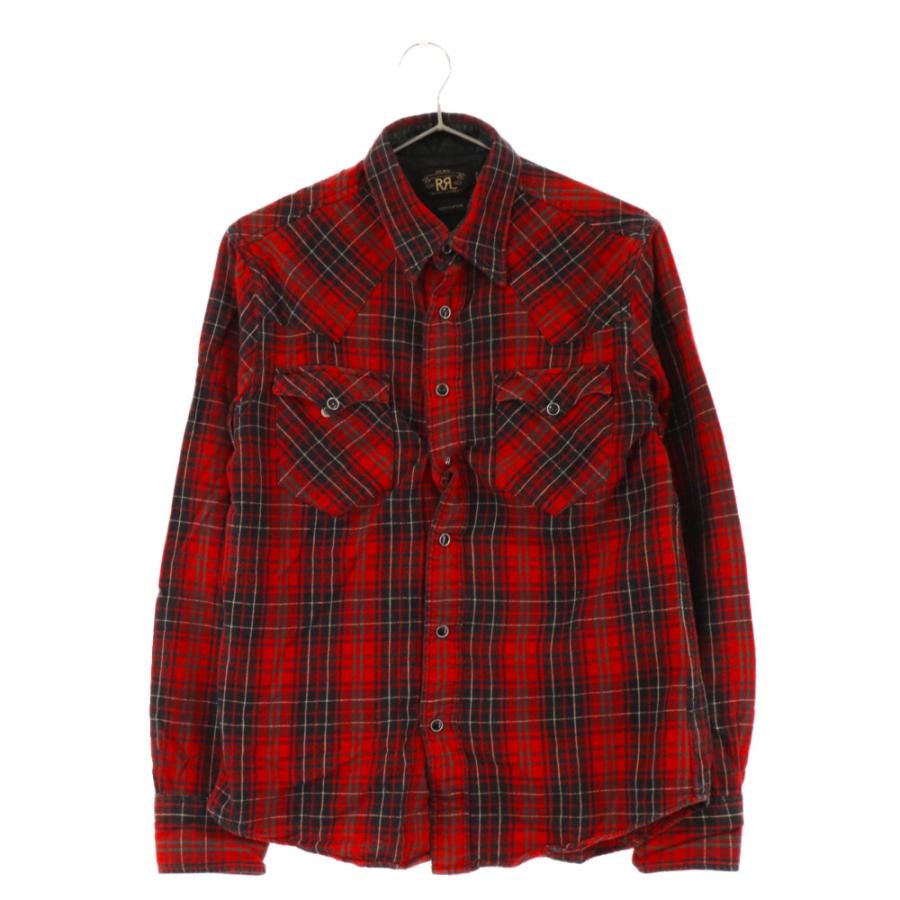 RRL ダブルアールエル フランネルチェック 長袖チェックシャツ RRL ダブルアールエル フランネルチェック 長袖チェックシャツ