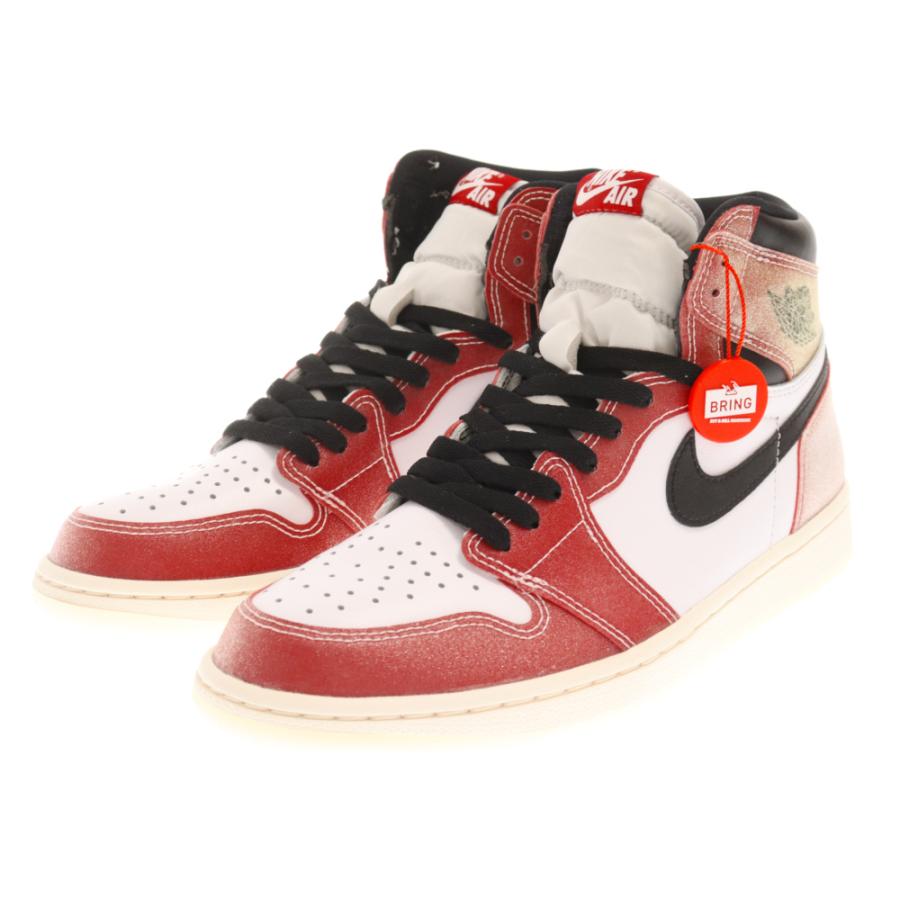 ナイキ×TROPHY ROOM AIR JORDAN 1 RETRO HIGH OG SP CHICAGO トロフィールーム シカゴ ハイカットスニーカー レッド US8.5 DA2728-100｜shopbring｜03