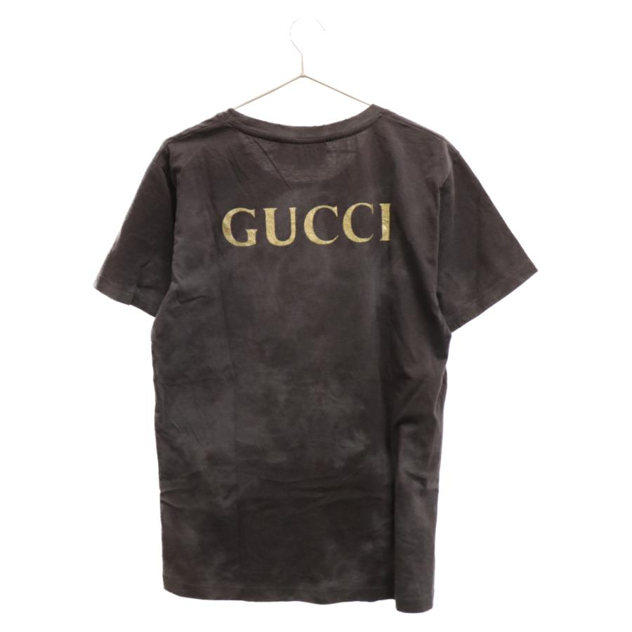 GUCCI グッチ AC/DC ヴィンテージ加工 バンド プリント 半袖Tシャツ