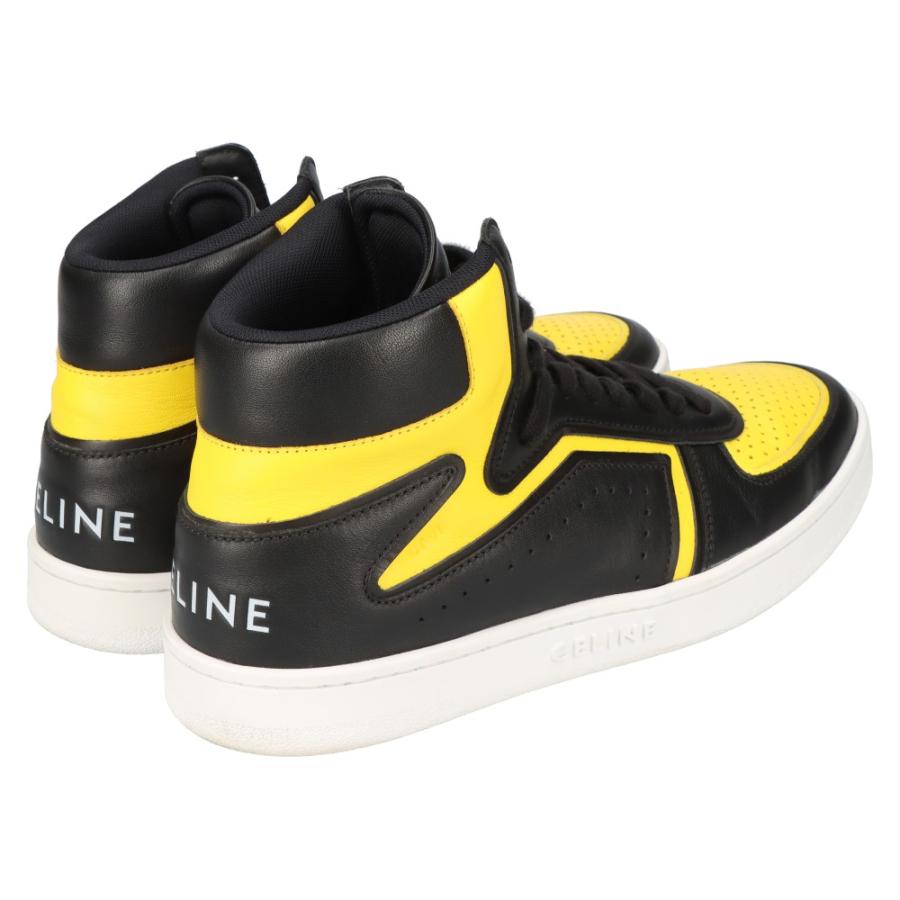 CELINE セリーヌ 21SS CT-01 ハイカットスニーカー イエロー CELINE セリーヌ 21SS CT-01 ハイカットスニーカー イエロー