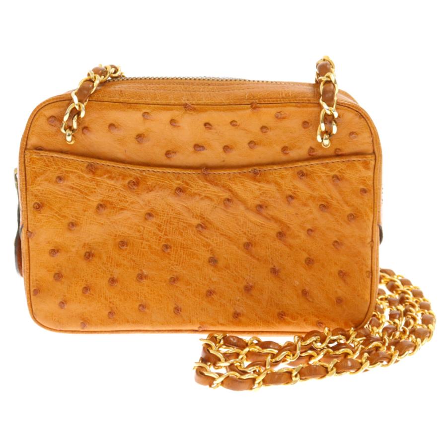 CHANEL シャネル VINTAGE ヴィンテージ オーストリッチ チェーン 