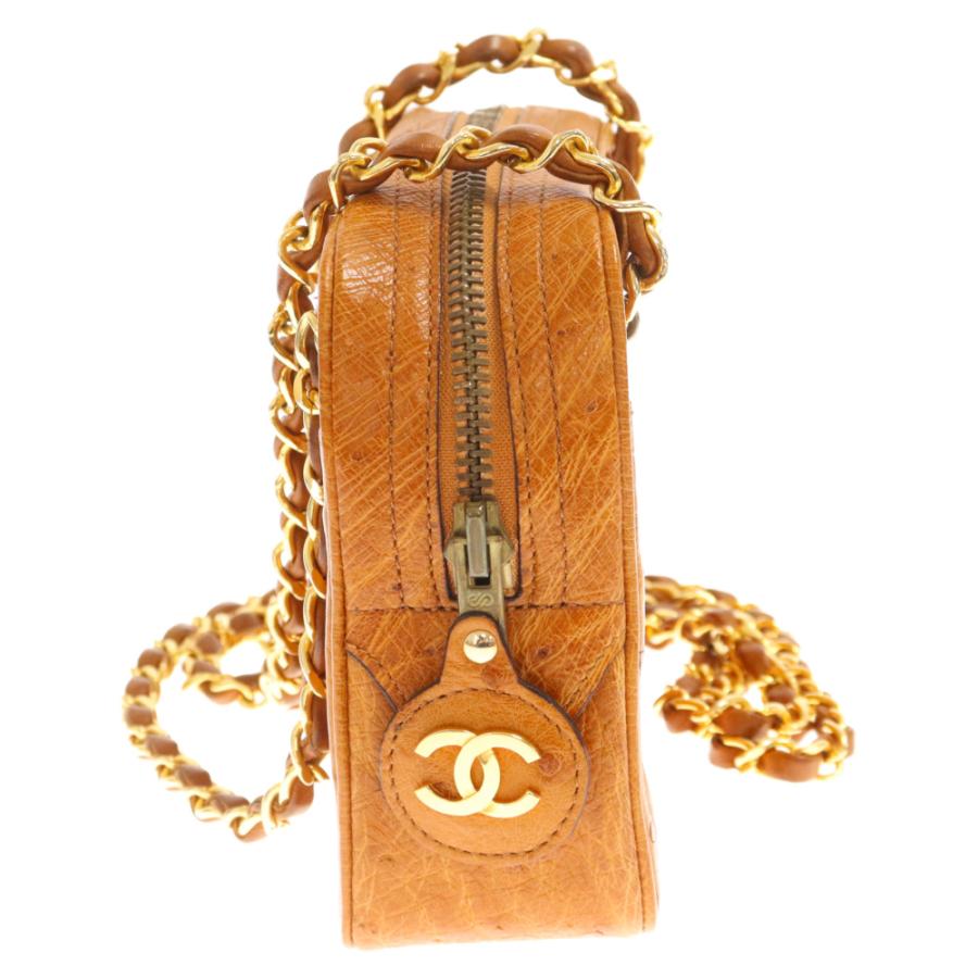CHANEL シャネル VINTAGE ヴィンテージ オーストリッチ チェーン 