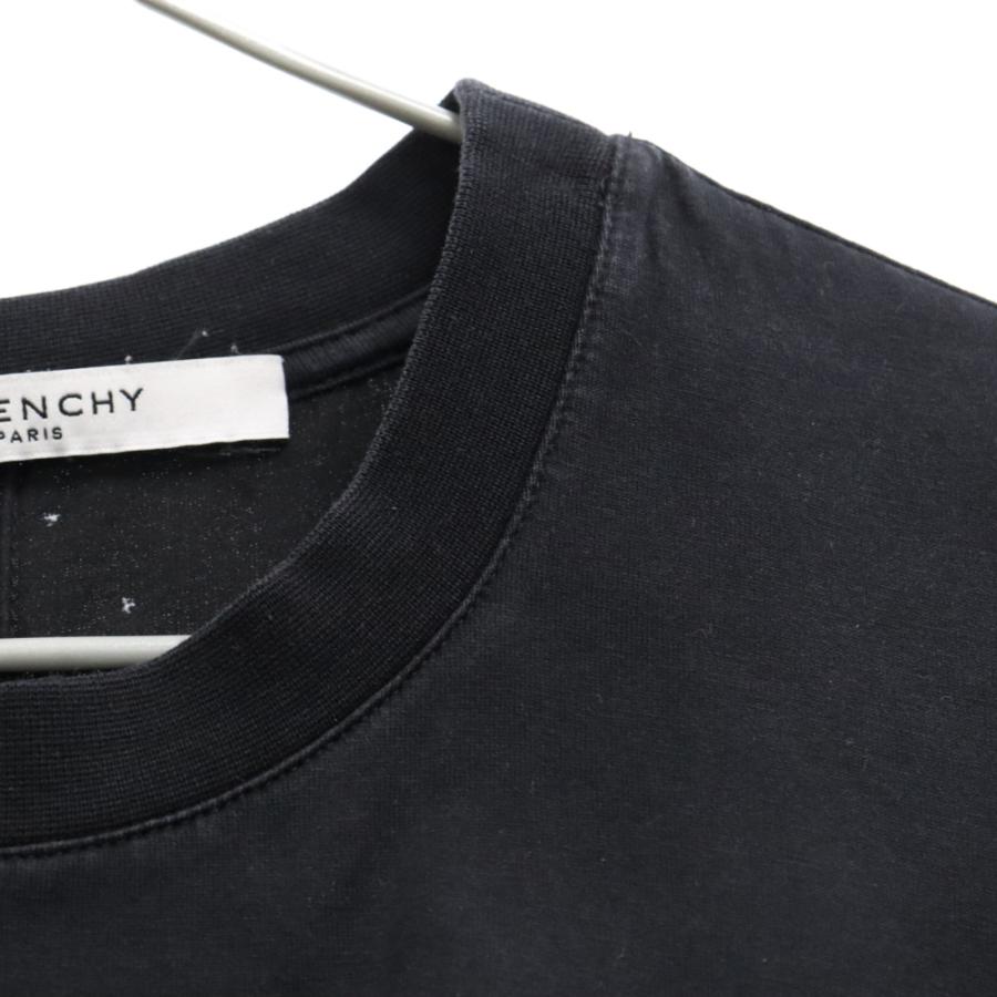 GIVENCHY ジバンシィ 19SS デストロイ 加工 ロゴ プリント 半袖 GIVENCHY ジバンシィ 19SS デストロイ 加工 ロゴ プリント 半袖