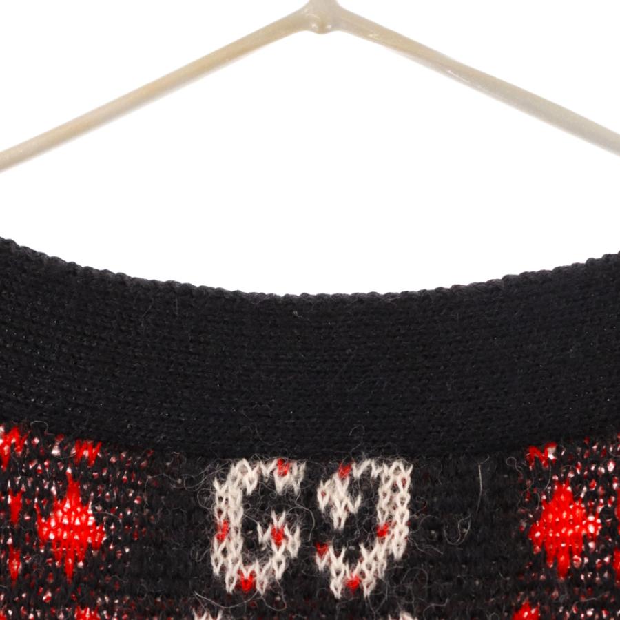 GUCCI グッチ GG ダイヤモンド アルパカ混 ニット カーディガン