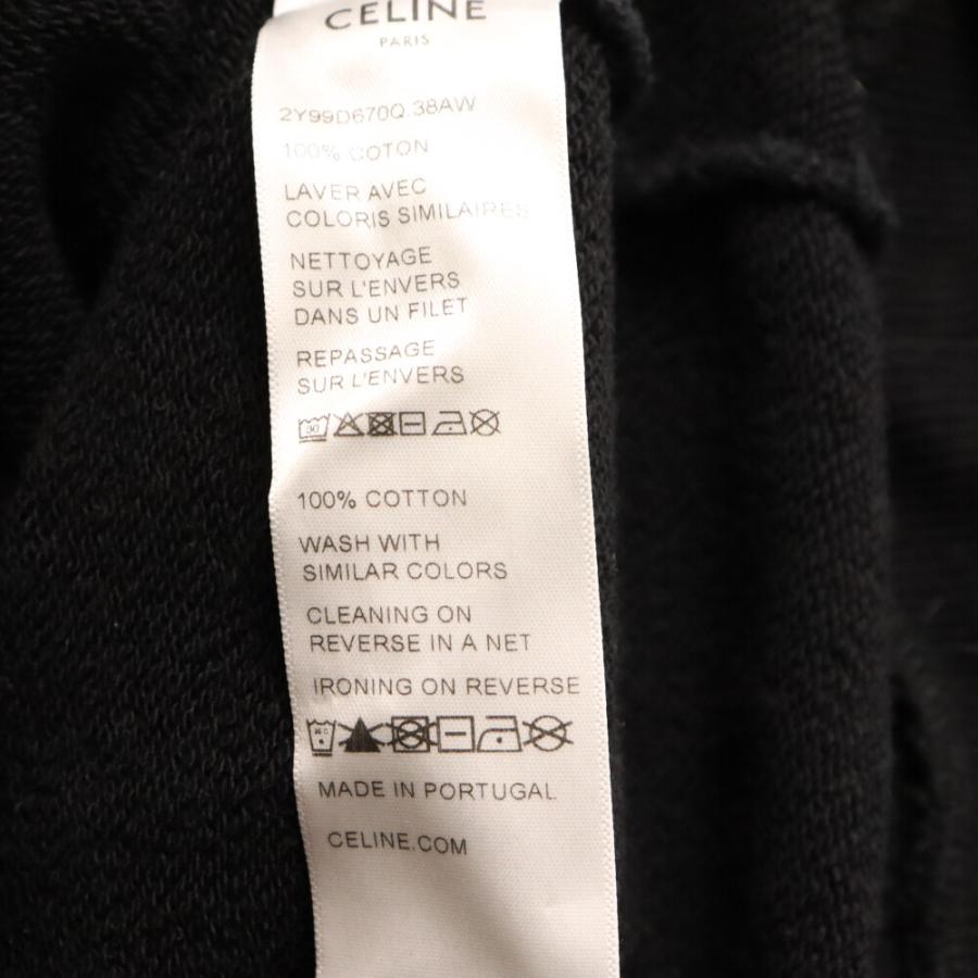 CELINE セリーヌ 23AW メッセージプリント スウェット フーディ CELINE セリーヌ 23AW メッセージプリント スウェット フーディ