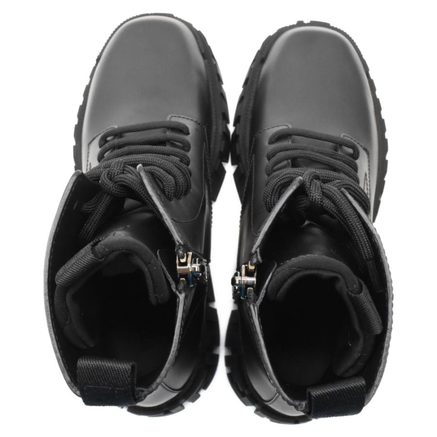 靴 FENDI FENDI（フェンディ） FFロゴ サイドジップ ラバーブーツ ブラック