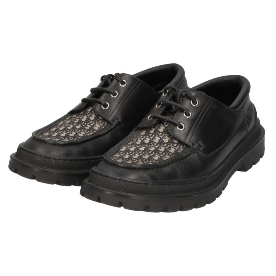 DIOR ディオール explorer boat Shoe calf Jaquard オブリーク Uチップ 