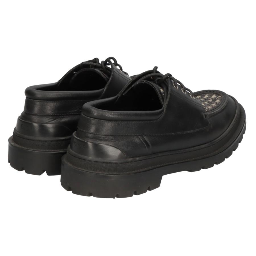 DIOR ディオール explorer boat Shoe calf Jaquard オブリーク Uチップ