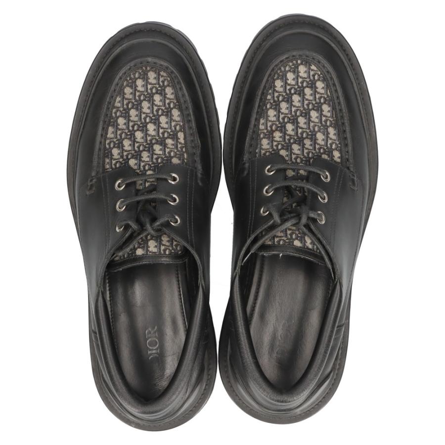 DIOR ディオール explorer boat Shoe calf Jaquard オブリーク Uチップ