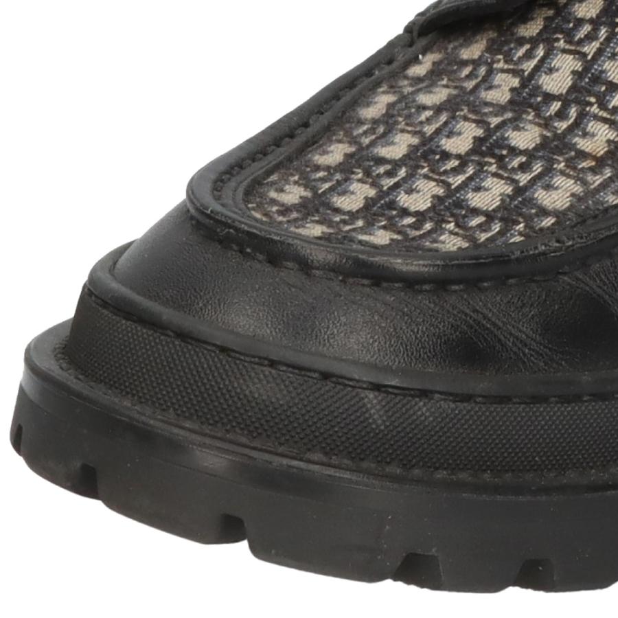 DIOR ディオール explorer boat Shoe calf Jaquard オブリーク Uチップ