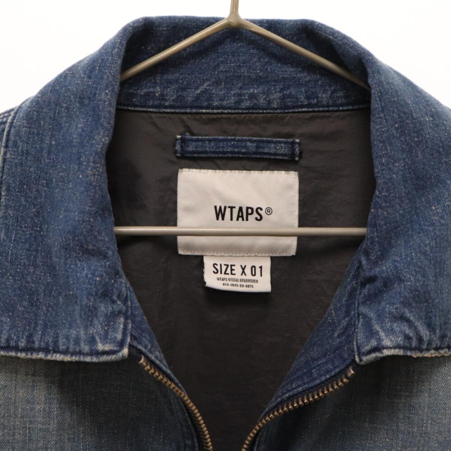 WTAPS ダブルタップス 19SS JACKET COTTON DENIM ジップアップ デニム  