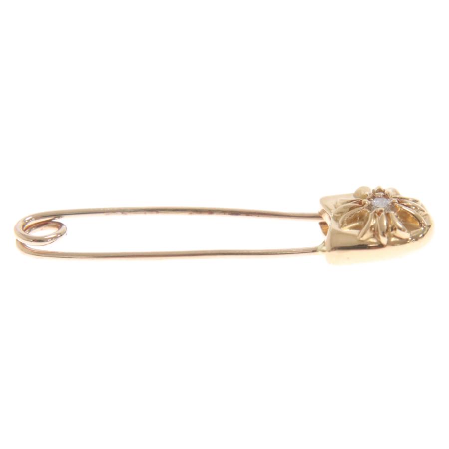 CHROME HEARTS クロムハーツ 22K SAFETY PIN S 1DIA/22Kスモールセーフティピン 1ダイヤ ゴールド ネックレストップ｜shopbring｜04