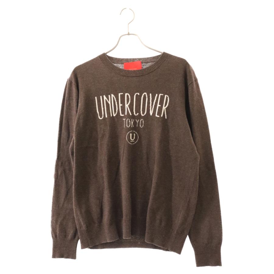 UNDERCOVER アンダーカバー ウール コットン ニット ロゴ ジャガード 