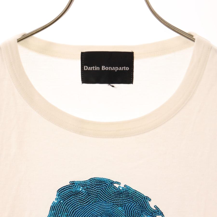 Dartin Bonaparto ダルタンボナパルト スパンコール ロゴ 半袖Tシャツ