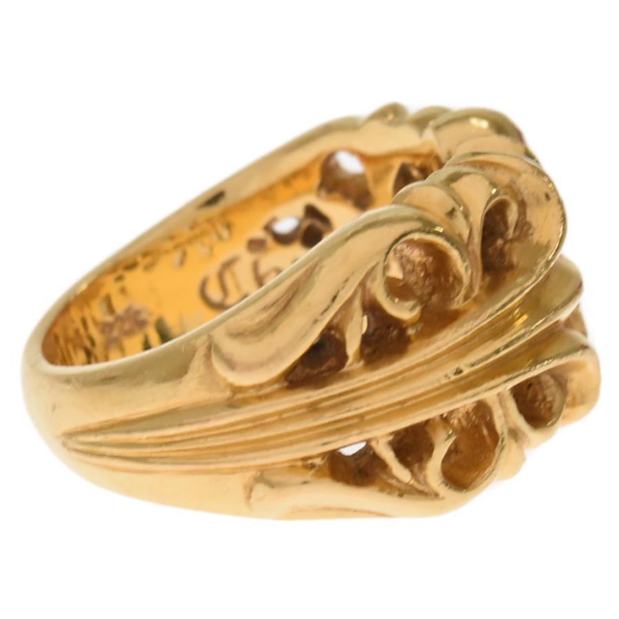 CHROME HEARTS（クロムハーツ） 22K K&T リング ゴールド 19号 : BRING