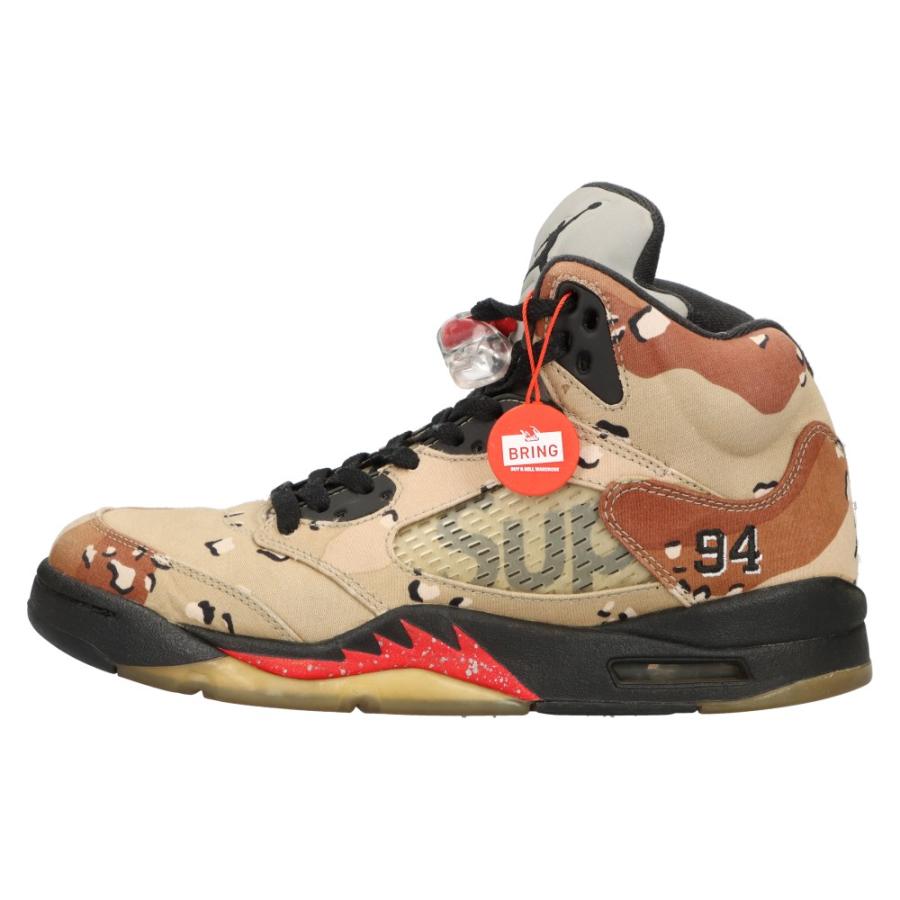 Supreme SUPREME シュプリーム×NIKE AIR JORDAN 5 Retro ナイキ エア  