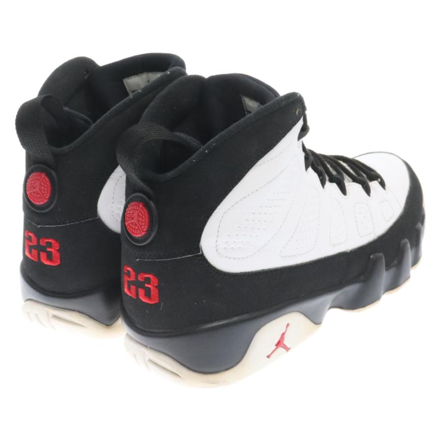 NIKE ナイキ AIR JORDAN 9 エアジョーダン ハイカット スニーカー ホワイト/ブラック US10.5/28.5cm 302370‐112｜shopbring｜04