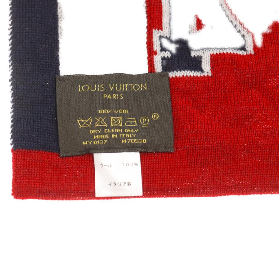 LOUIS VUITTON ルイヴィトン エシャルプ LVリーグ ロゴデザインウール  