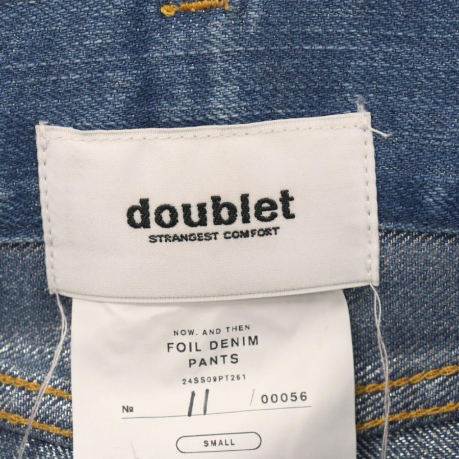 doublet（ダブレット） 24SS FOIL DENIM PANTS フォイル デニム パンツ
