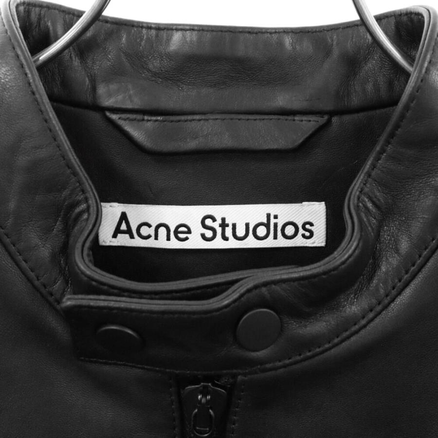 Acne Studios アクネ スティディオス EMBOSSED LEATHER JACKET Acne Studios アクネ スティディオス EMBOSSED LEATHER JACKET