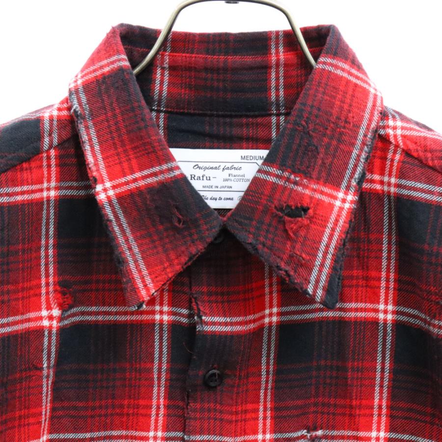 Rafu ラフ 23SS STANDARD SHIRT スタンダード チェック長袖シャツ