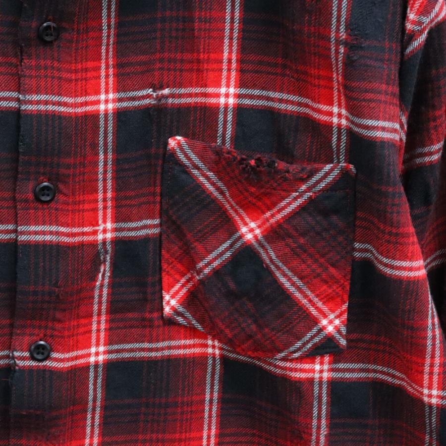 Rafu ラフ 23SS STANDARD SHIRT スタンダード チェック長袖シャツ