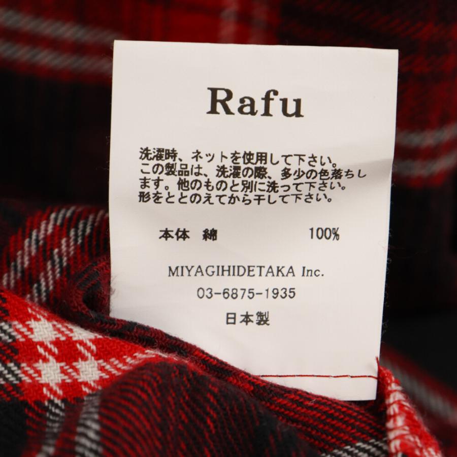 Rafu ラフ 23SS STANDARD SHIRT スタンダード チェック長袖シャツ