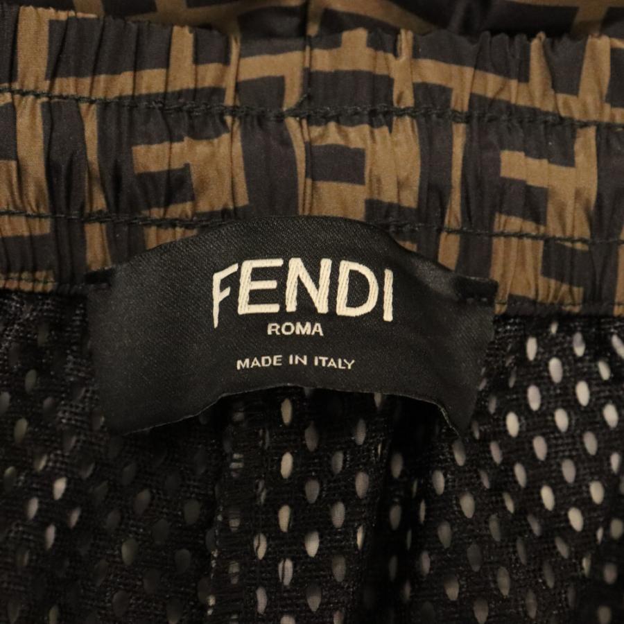 FENDI フェンディ FFズッカ総柄ロングパンツ ブラウン FAB527 FENDI フェンディ FFズッカ総柄ロングパンツ ブラウン FAB527