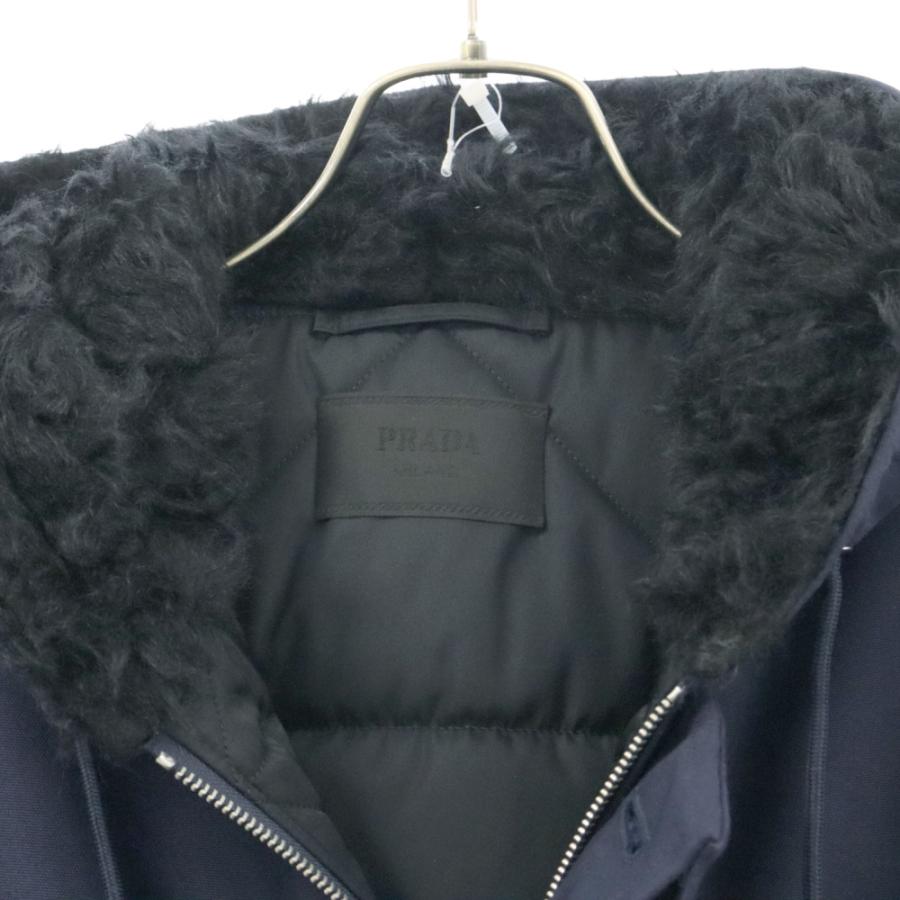 PRADA プラダ 22AW テクニカルキャンパス レインコート ネイビー PRADA プラダ 22AW テクニカルキャンパス レインコート ネイビー