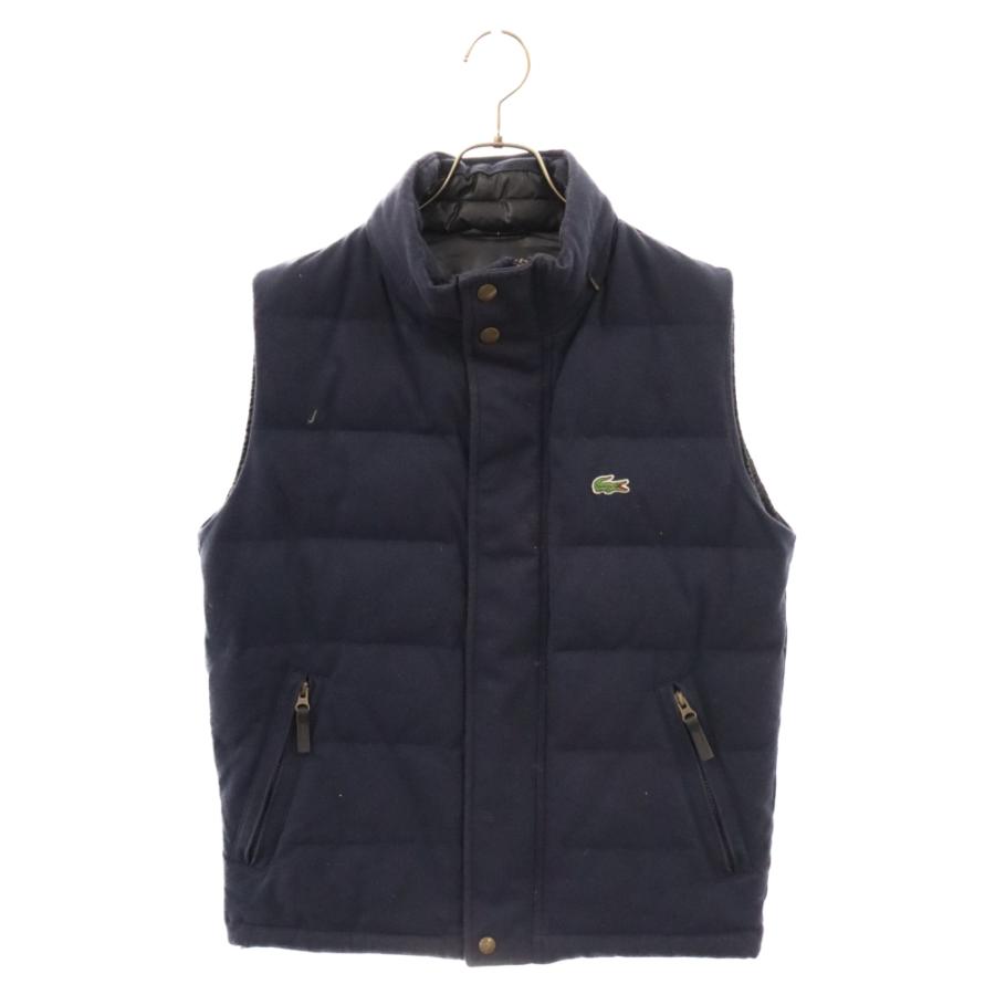 LACOSTE（ラコステ） コットン ピケ ワッペン ロゴ ダウン ベスト