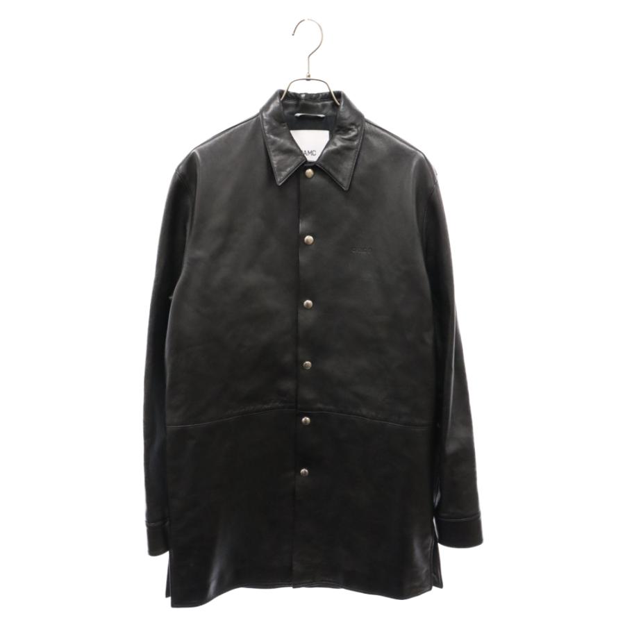 OAMC オーエーエムシー Echo Leather Shirt Jacket レザーシャツ OAMC オーエーエムシー Echo Leather Shirt Jacket レザーシャツ