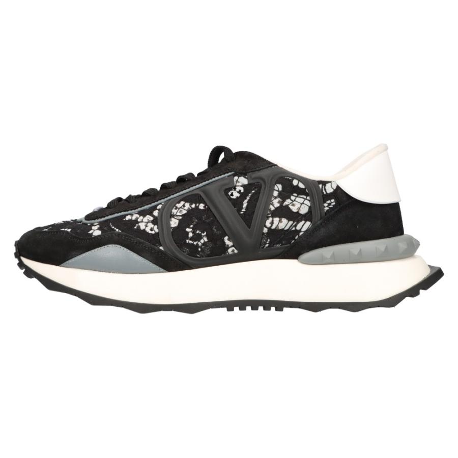 VALENTINO GARAVANI スニーカー ブラック/ホワイト Valentino Garavani White & Black One Stud XL Low-Top