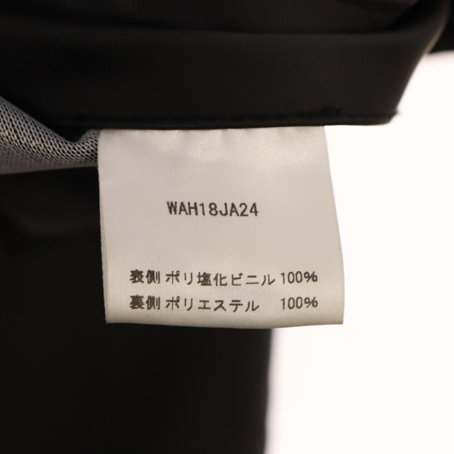 ヴェトモン レインコート18AW オーバーサイズレインコートバックロゴプリント VETEMENTS ヴェトモン バックロゴプリント オーバーサイズ