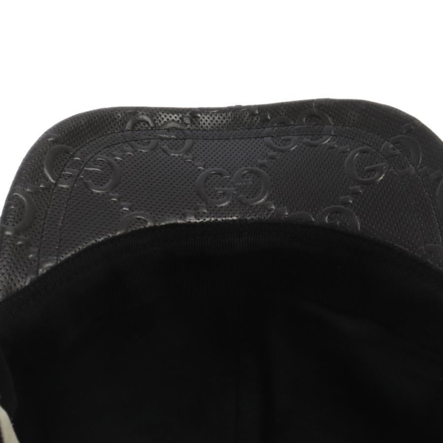 GUCCI（グッチ） GGエンボス 総柄 パンチングレザー ベースボール 