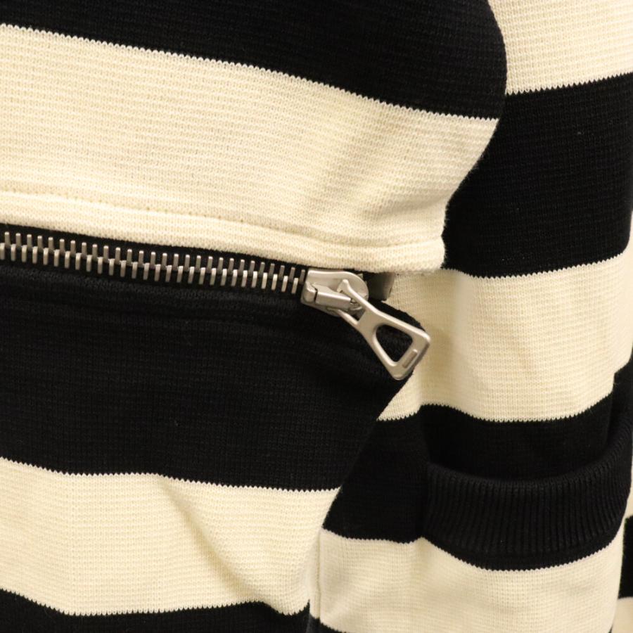 GUCCI（グッチ） 2Way Border Polo 袖ジップ 2ウェイ ポロワンピース 