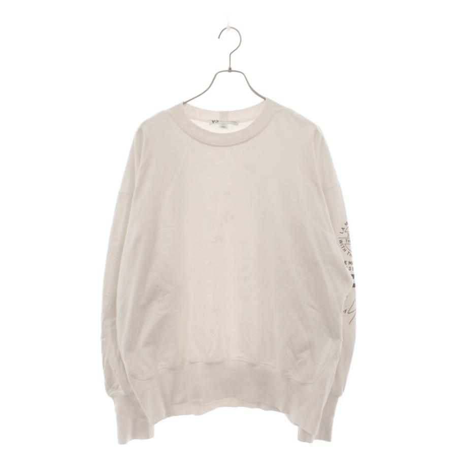 Y-3 ワイスリー 18SS GRAPHIC CREW NECK SWEATER CY6873 1AX001 アーム
