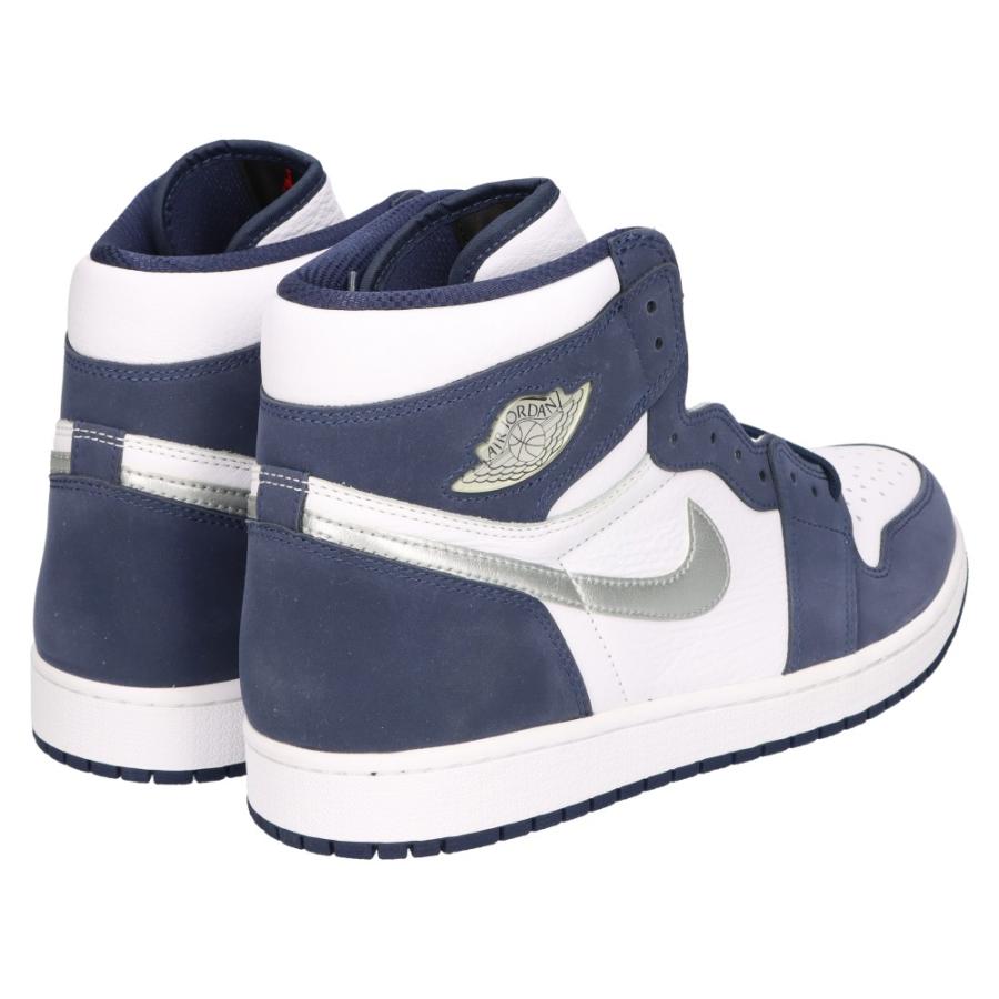 NIKE ナイキ AIR JORDAN 1 HIGH OG CO.JP 2020 エアジョーダン1 シーオー ドット ジェーピー ハイカットスニーカー ホワイト/ネイビー US7/25cm DC1788-100 NIKE（ナイキ） エアジョーダン1 シーオー ドット ジェーピー