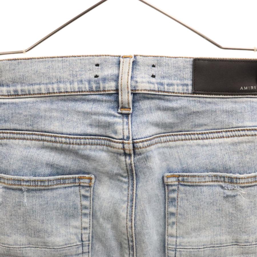 AMIRI アミリ バンダナパッチ クラッシュ加工 ダメージスキニー AMIRI アミリ バンダナパッチ クラッシュ加工 ダメージスキニー