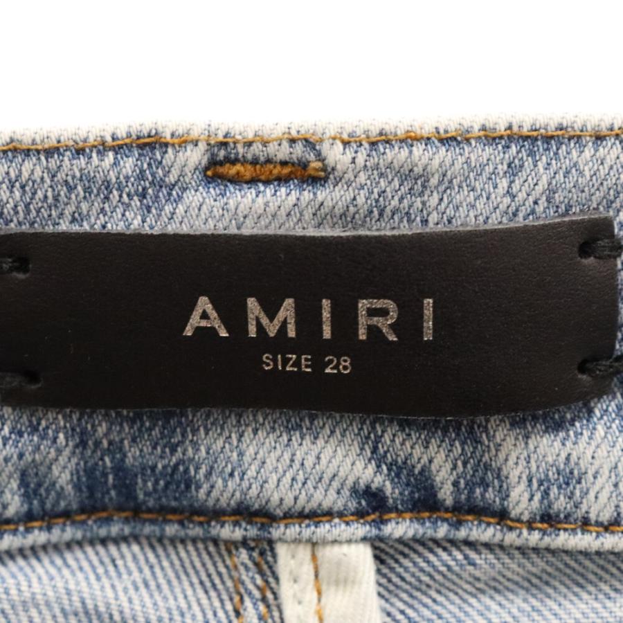 AMIRI アミリ バンダナパッチ クラッシュ加工 ダメージスキニー AMIRI アミリ バンダナパッチ クラッシュ加工 ダメージスキニー