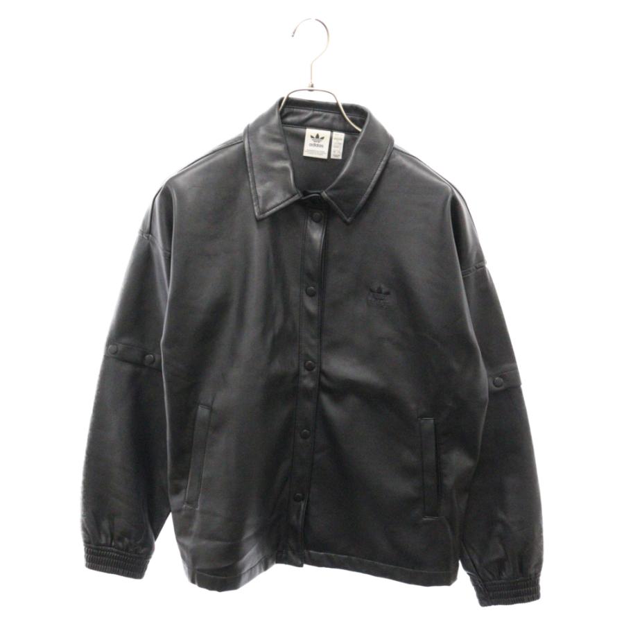 adidas アディダス ALWAYS FAUX LEATHER TRACK JACKET オールウェイズ 