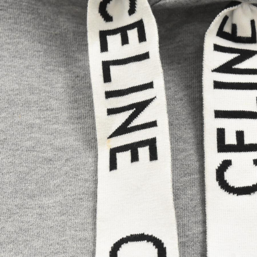 ☆CELINE ルーズ ドローコードロゴ パーカー☆~~